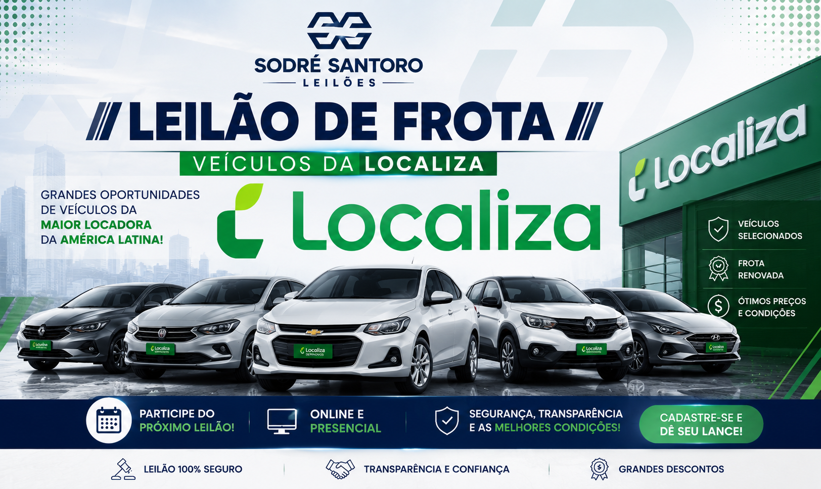 Leilão de Veículos - Frota - 05/10/2026